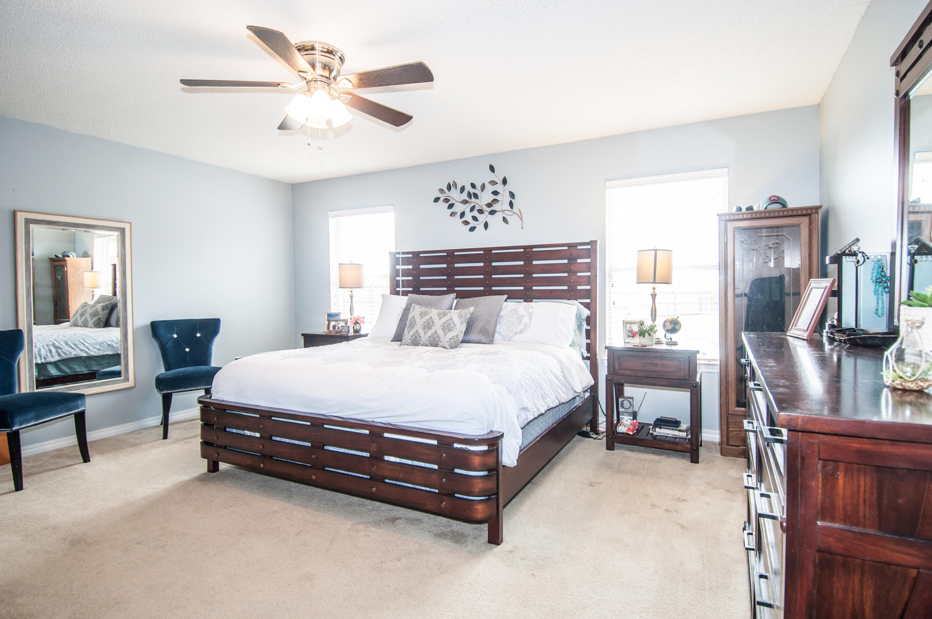 210 Limestone Circle Crestview, FL 32539 - Photo 38 of 54 a bedroom with a bed a desk and chair
