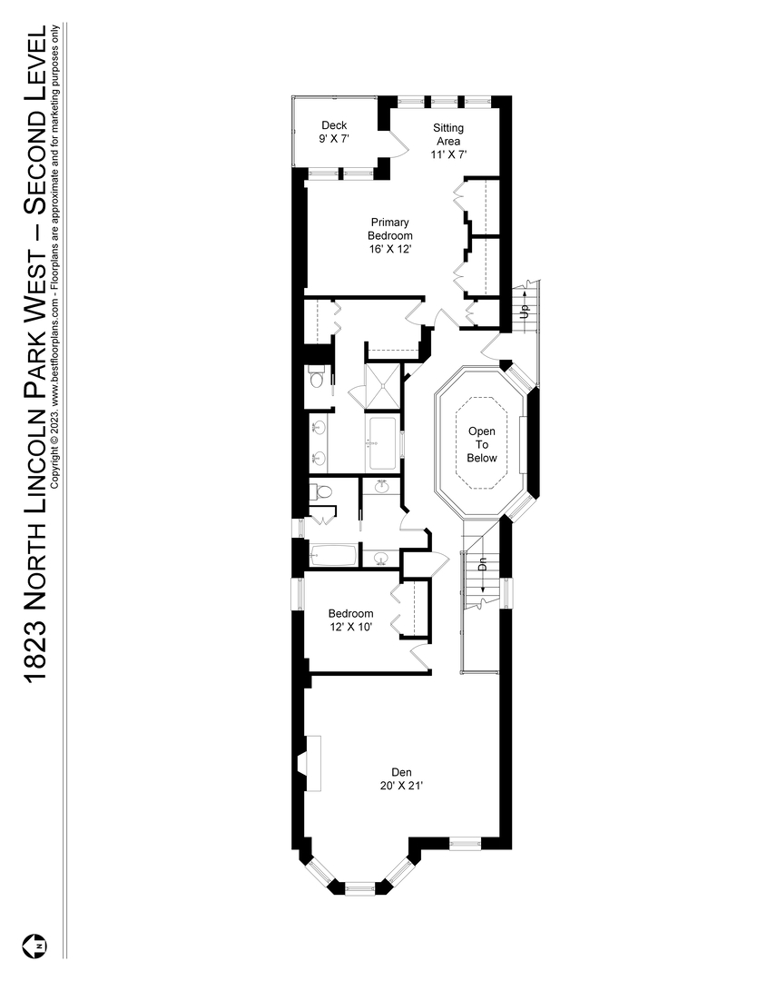 1823 North Lincoln Park West Chicago, IL 60614 - Photo 15 of 16 a picture of a wall with a bench