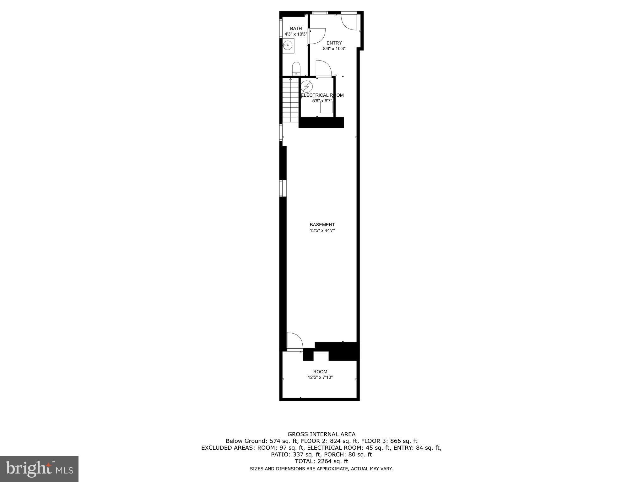 237 East 25th Street Baltimore, MD 21218 - Photo 40 of 41 Lower level floorplan