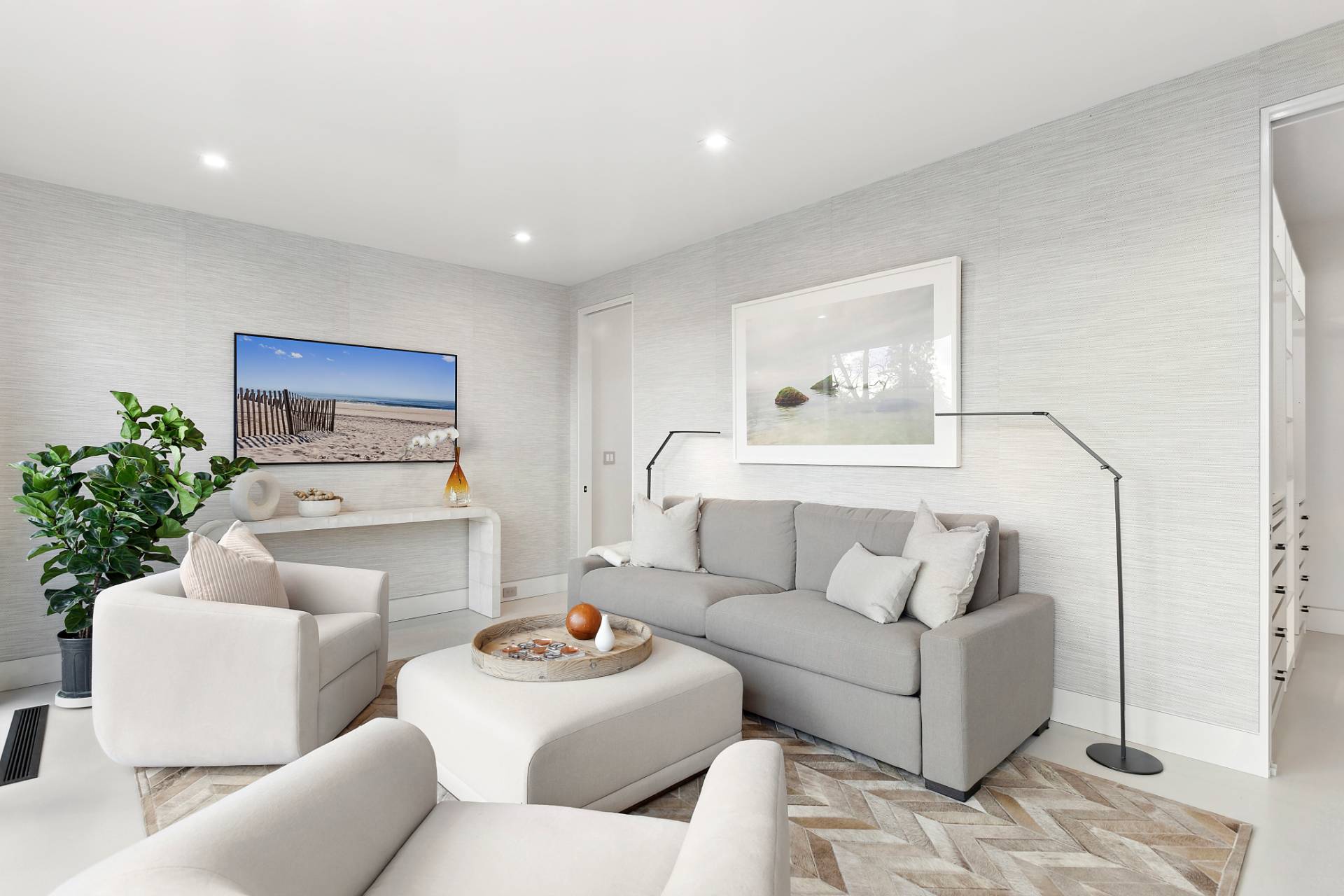 4 3rd Street Sag Harbor, NY 11963 - Photo 19 of 45 a living room with furniture and a couch