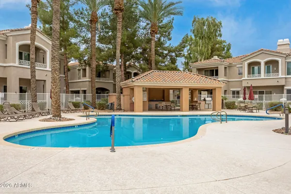 a house view with a outdoor space