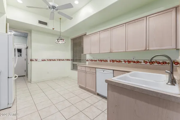 a view of a room with chandelier