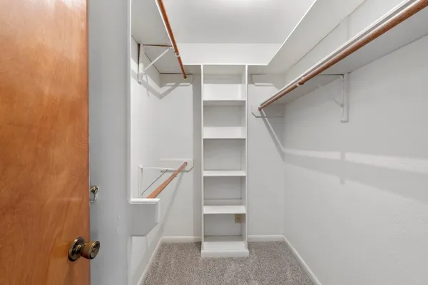 a view of walk in closet