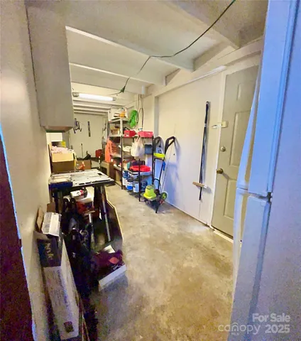 a view of gym equipment in a room