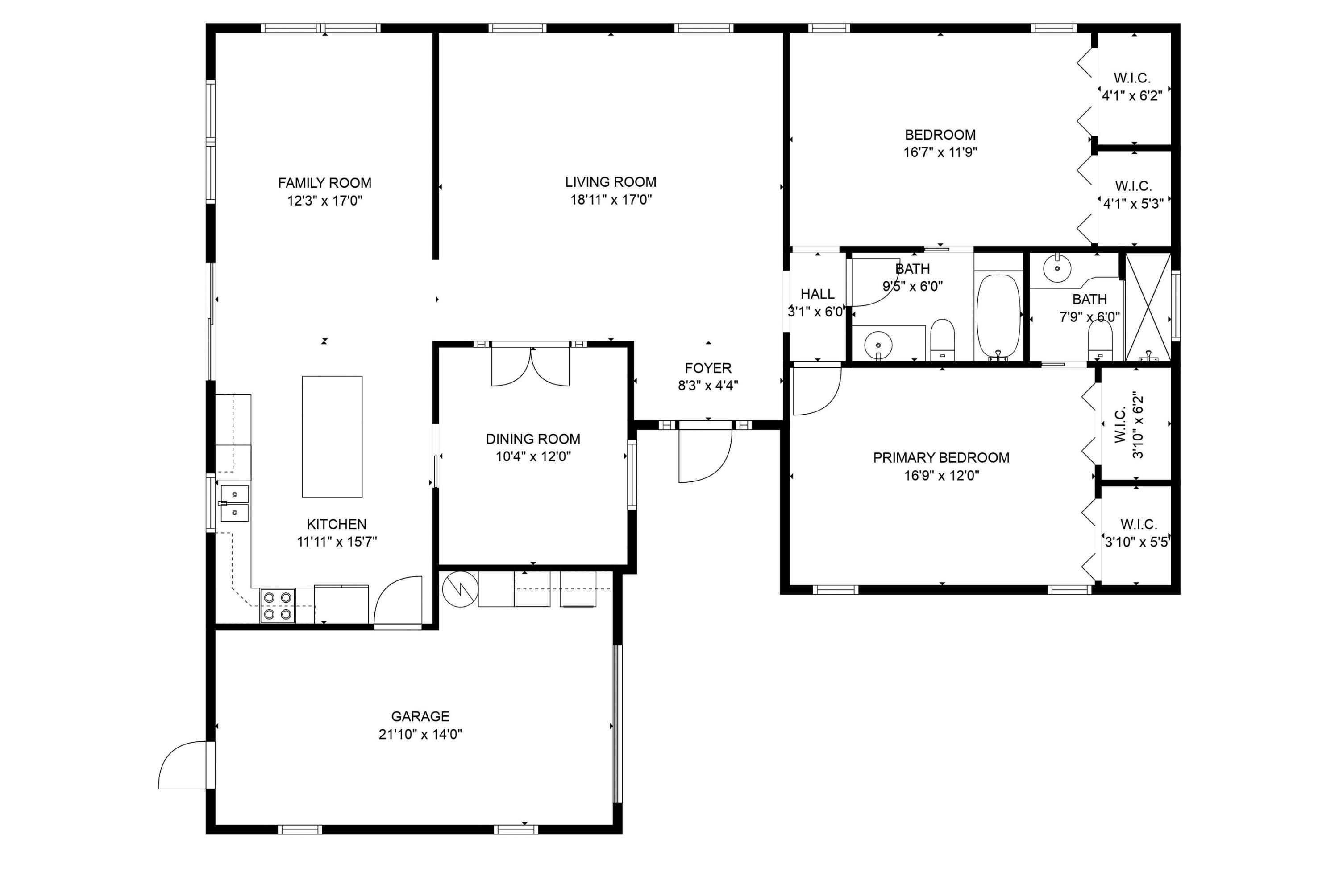 392 Northwest 42nd Street Boca Raton, FL 33431 - Photo 24 of 24 Floor Plan