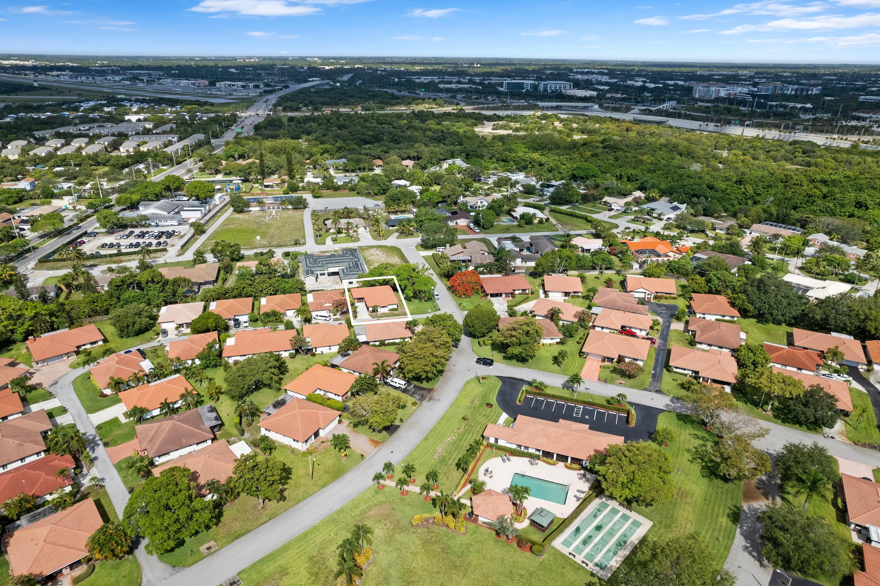 392 Northwest 42nd Street Boca Raton, FL 33431 - Photo 12 of 24 Aerial Neighborhood View