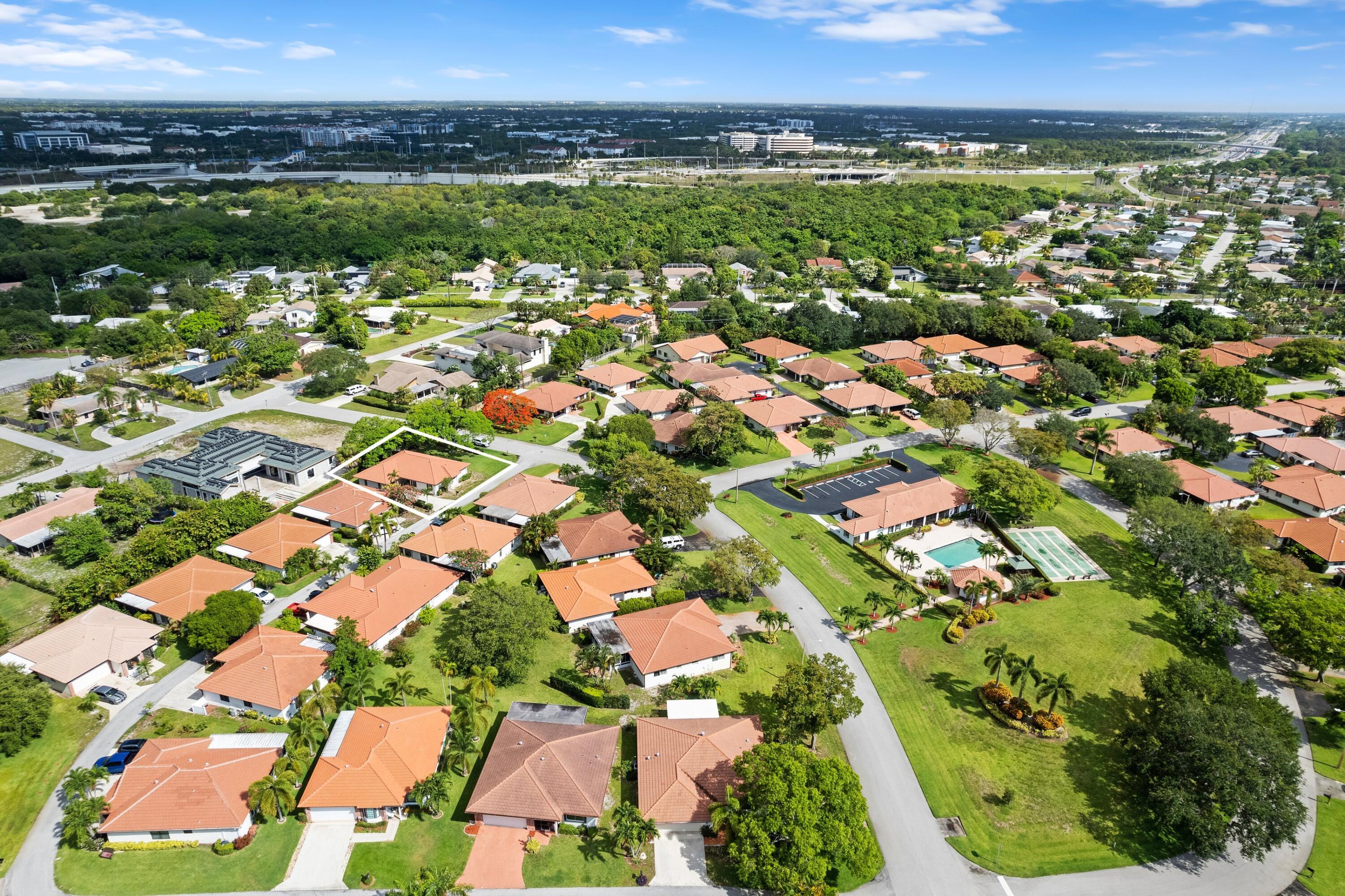 392 Northwest 42nd Street Boca Raton, FL 33431 - Photo 13 of 24 Aerial Neighborhood View