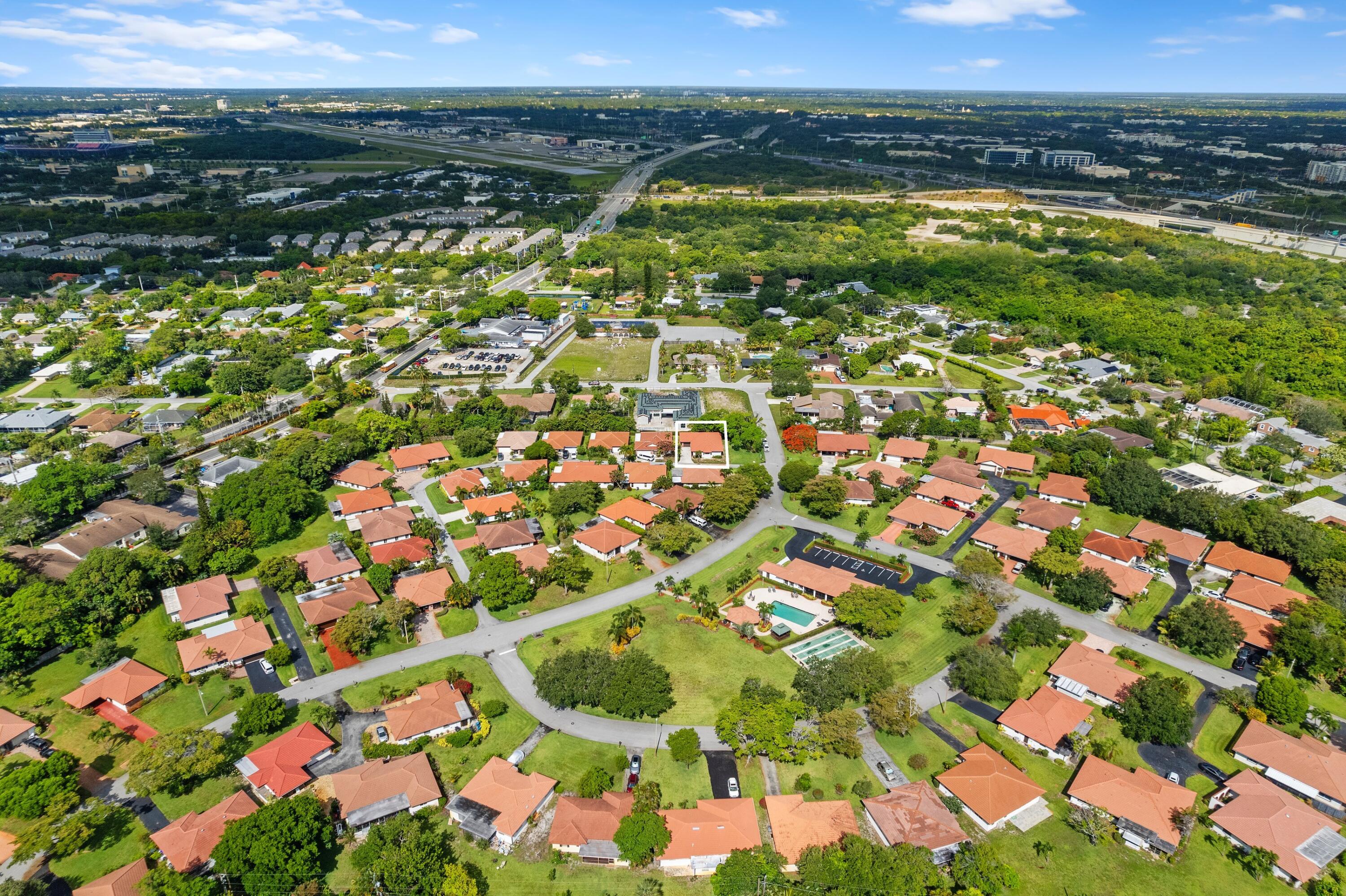 392 Northwest 42nd Street Boca Raton, FL 33431 - Photo 2 of 24 Aerial Neighborhood View