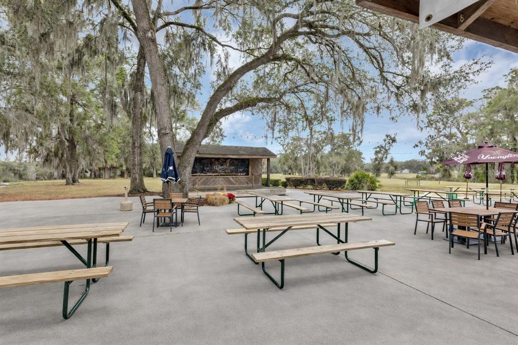 19438 Southwest 79th Street Dunnellon, FL 34432 - Photo 27 of 34 a view of a patio with chairs and tables