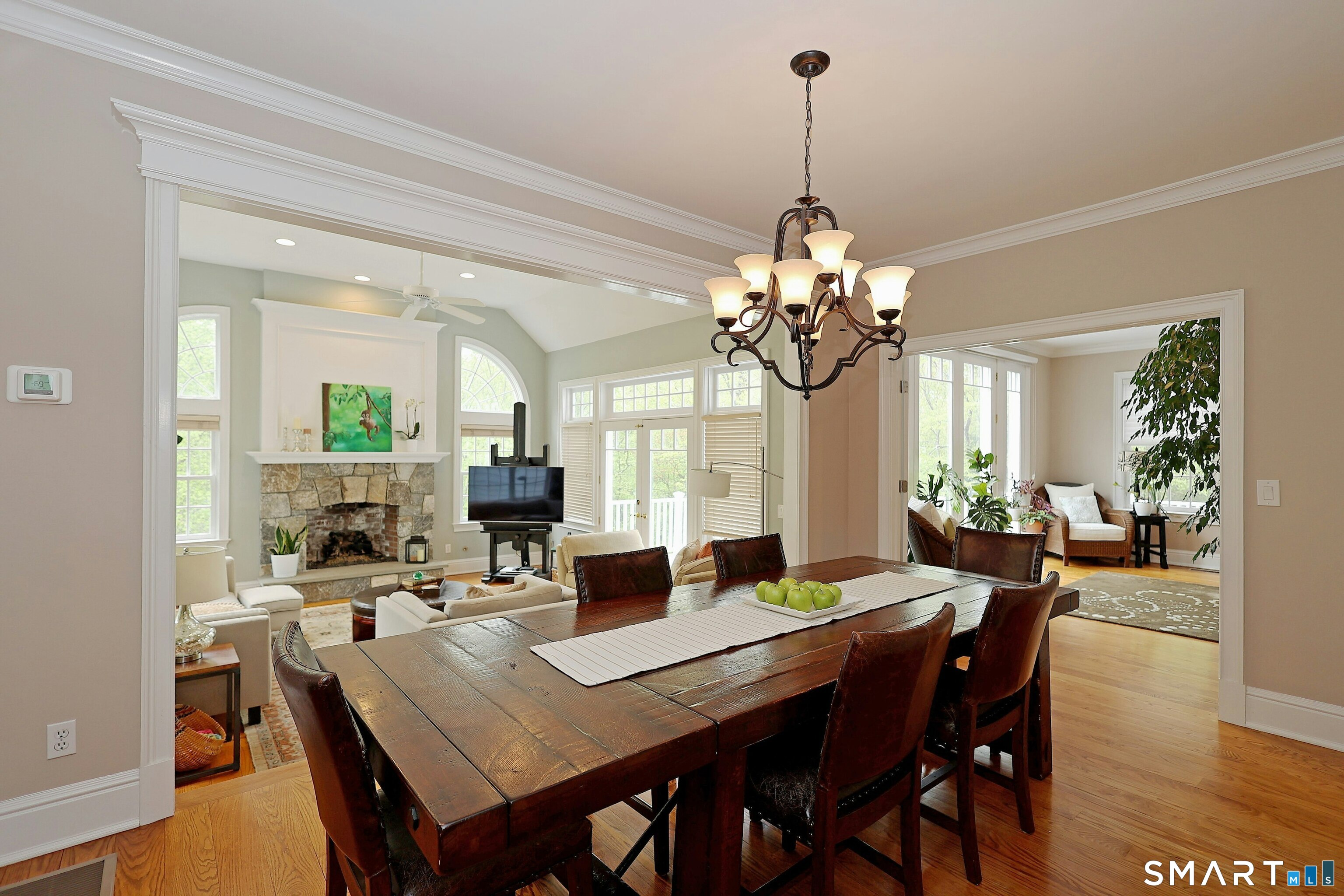 30 Whipstick Road Ridgefield, CT 06877 - Photo 17 of 40 a view of a dining room and livingroom view