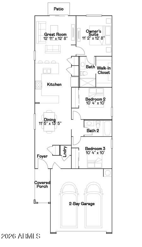 2125 Roselle Avenue Apache Junction, AZ 85120 - Photo 13 of 13 Floorplan