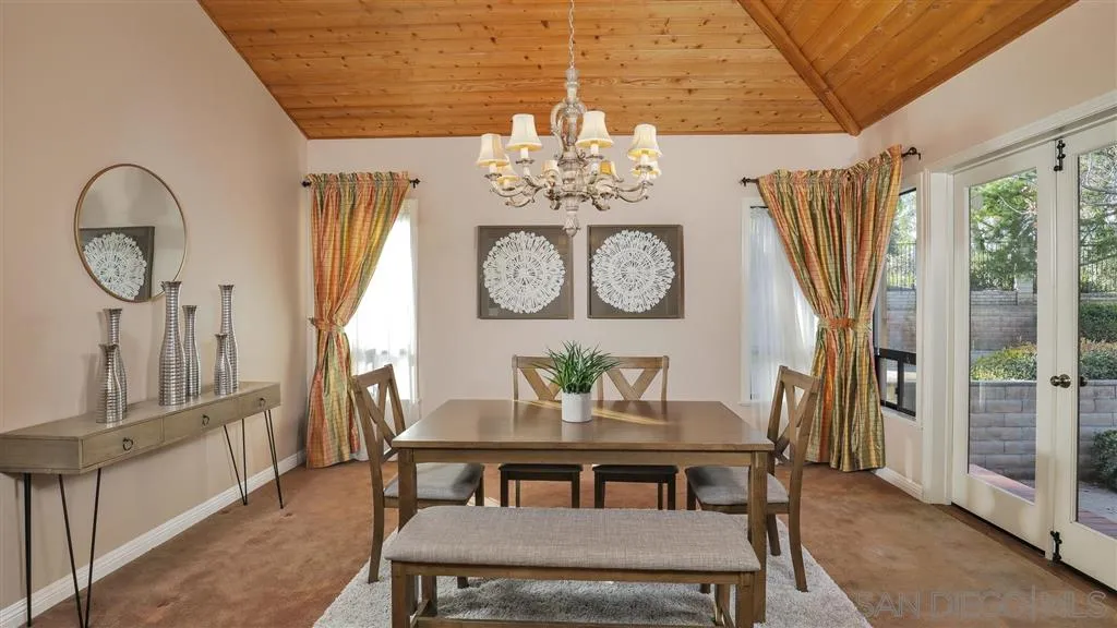 2723 Rich Lynn Ridge Road Escondido, CA 92025 - Photo 11 of 24 a view of a dining room with furniture window and wooden floor