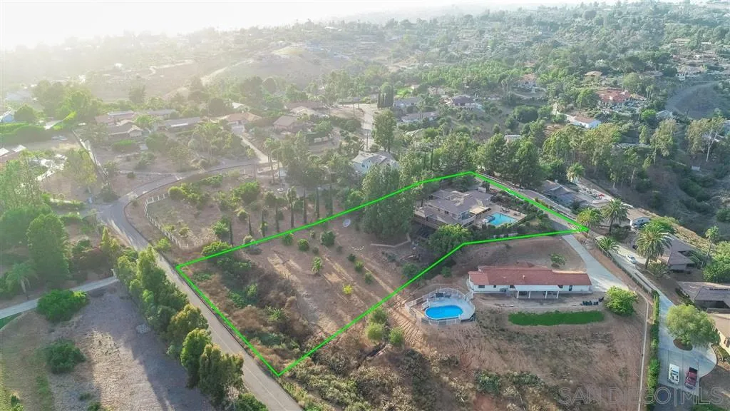 2723 Rich Lynn Ridge Road Escondido, CA 92025 - Photo 20 of 24 an aerial view of a house with a yard