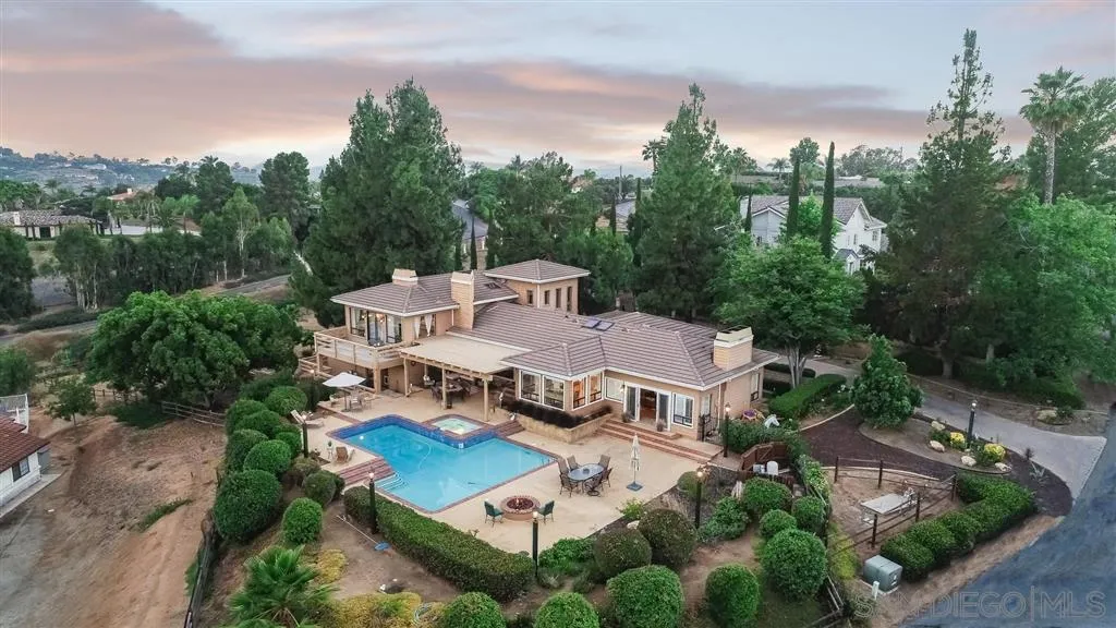 2723 Rich Lynn Ridge Road Escondido, CA 92025 - Photo 21 of 24 an aerial view of a house with outdoor space garden and street view