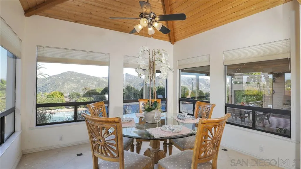 2723 Rich Lynn Ridge Road Escondido, CA 92025 - Photo 8 of 24 a view of a dining room with furniture window and outside view