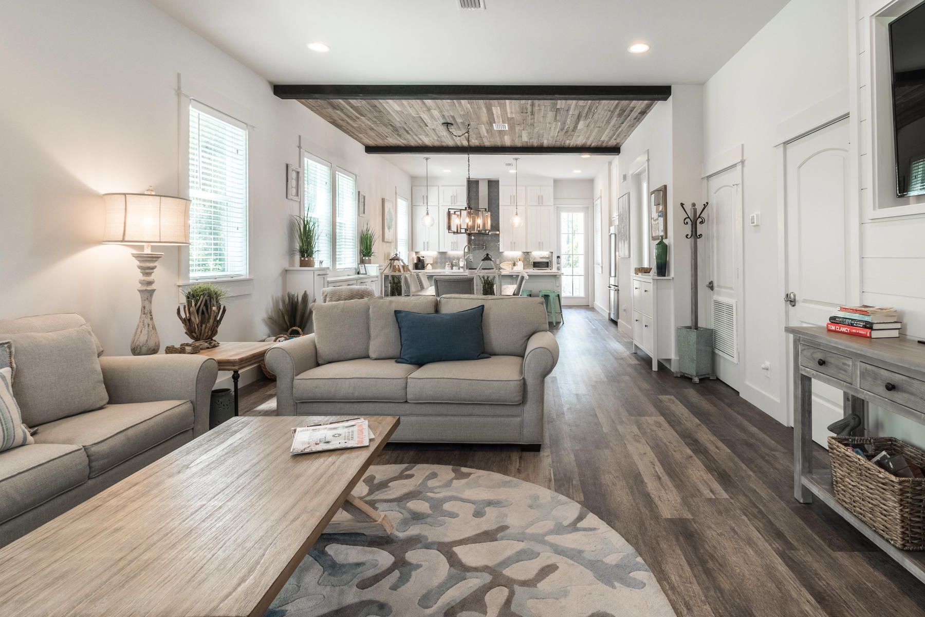 281 Redbud Ln Inlet Beach Inlet Beach, FL 32461 - Photo 5 of 34 a living room with furniture and a wooden floor