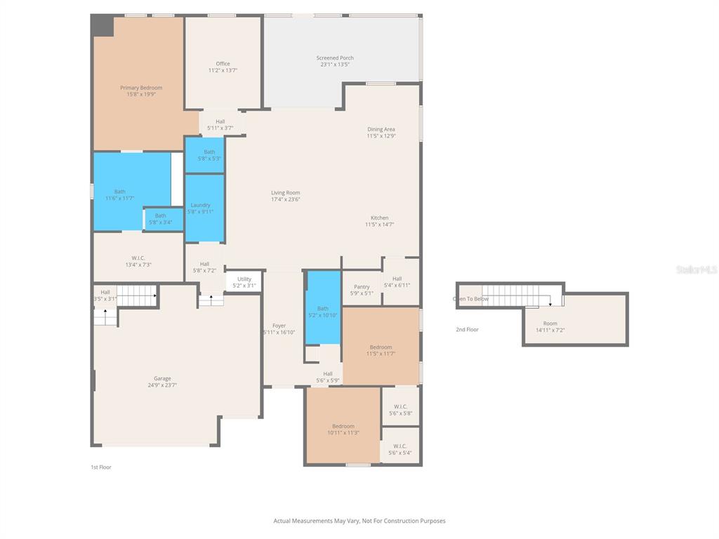 4661 Southern Valley Loop Brooksville, FL 34601 - Photo 5 of 62 a picture of a floor plan