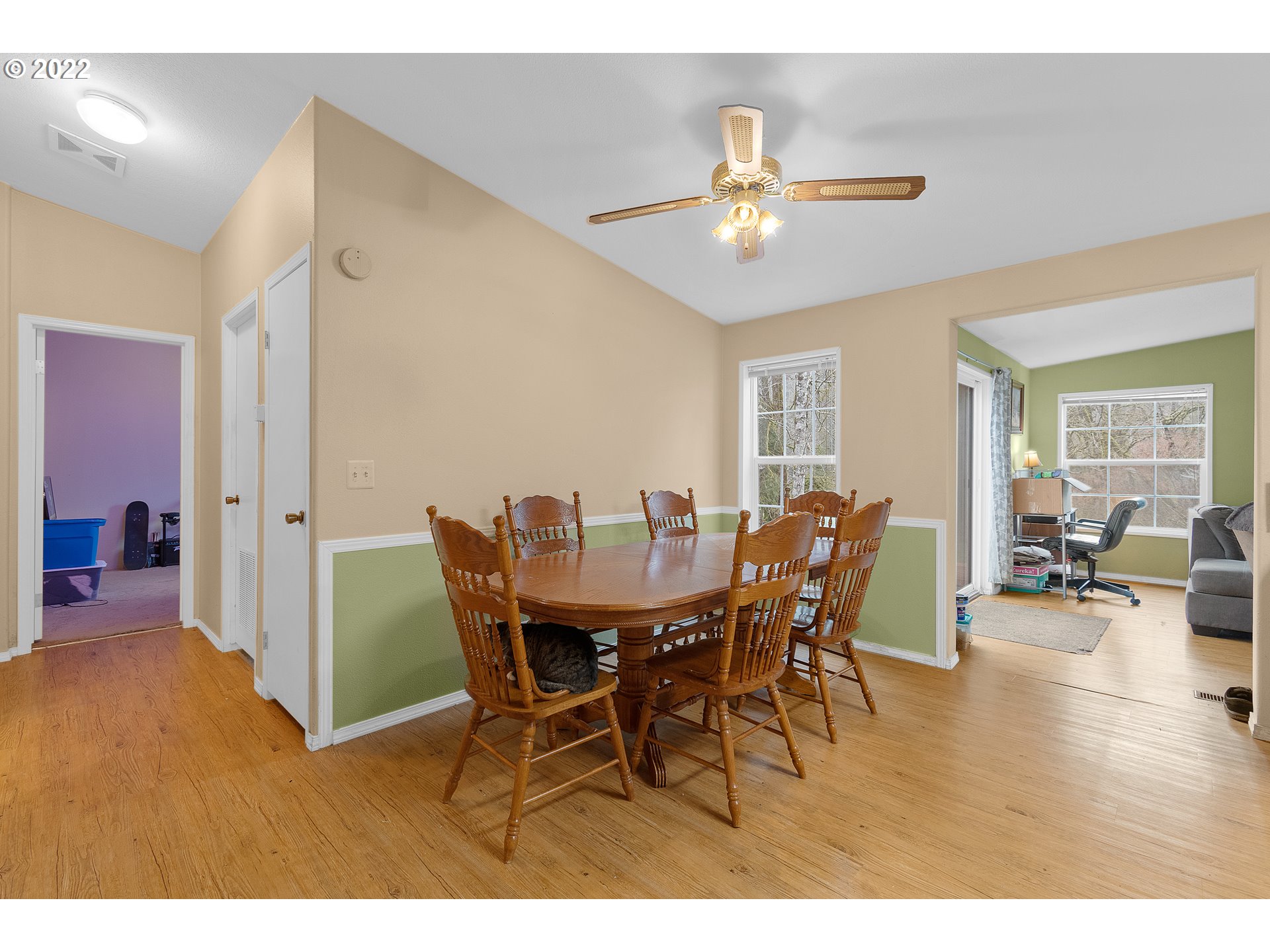 121 Brentwood Road Longview, WA 98632 - Photo 12 of 32 a view of a dining room with furniture and wooden floor