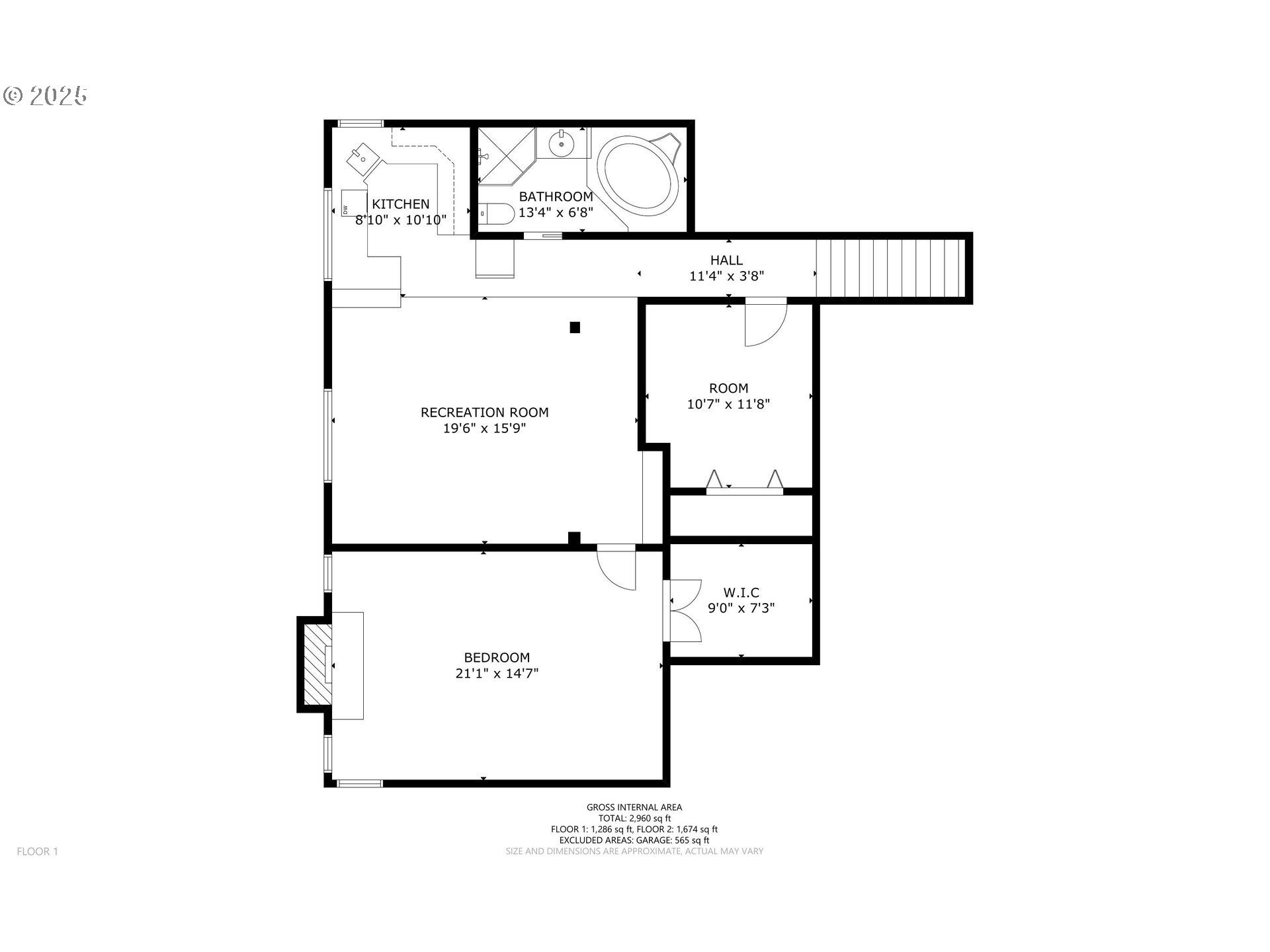 11102 Northeast Beech Street Portland, OR 97220 - Photo 46 of 47 Floor Plan