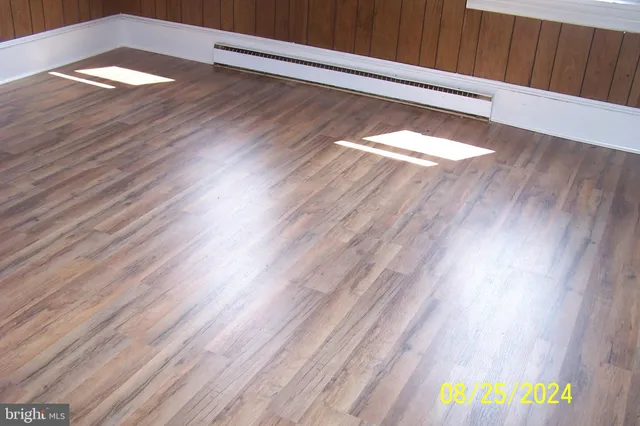 a view of wooden floor