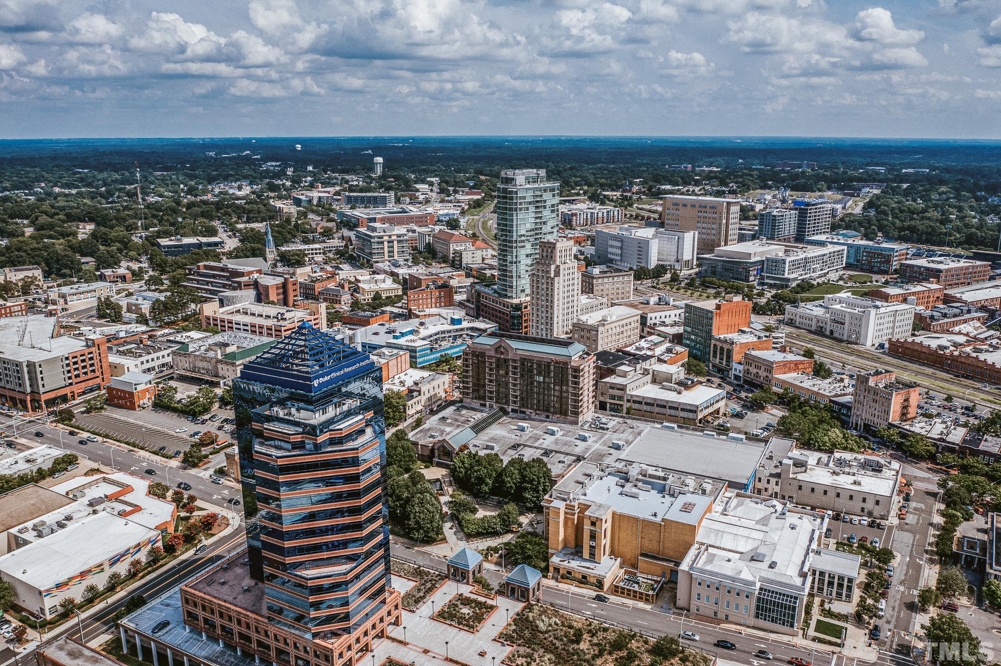 3007 Corbell Road Durham, NC 27701 - Photo 22 of 30 an aerial view of a city