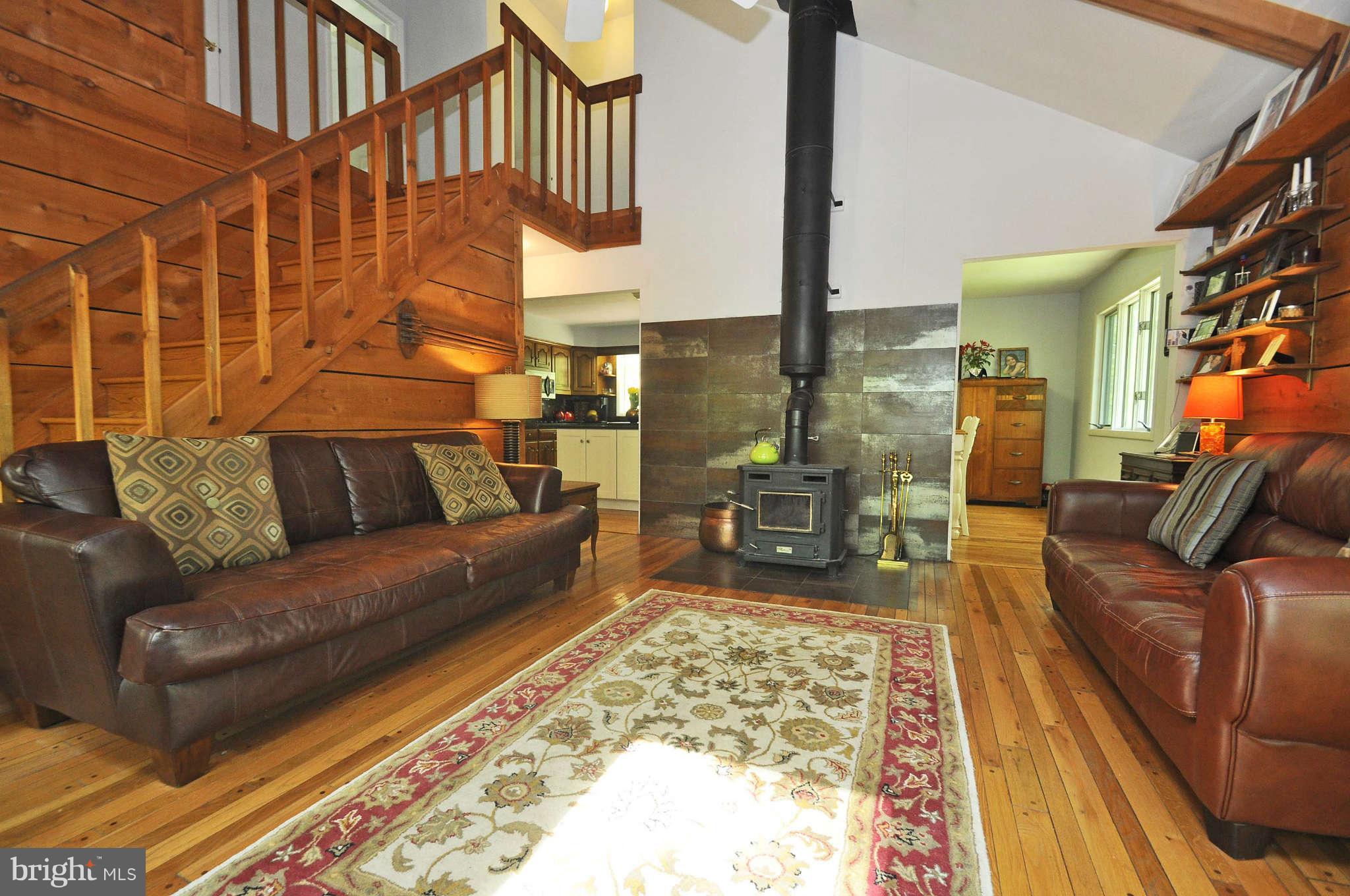 4701 Teen Barnes Road Frederick, MD 21703 - Photo 5 of 30 Living room has dramatic vaulted ceilings