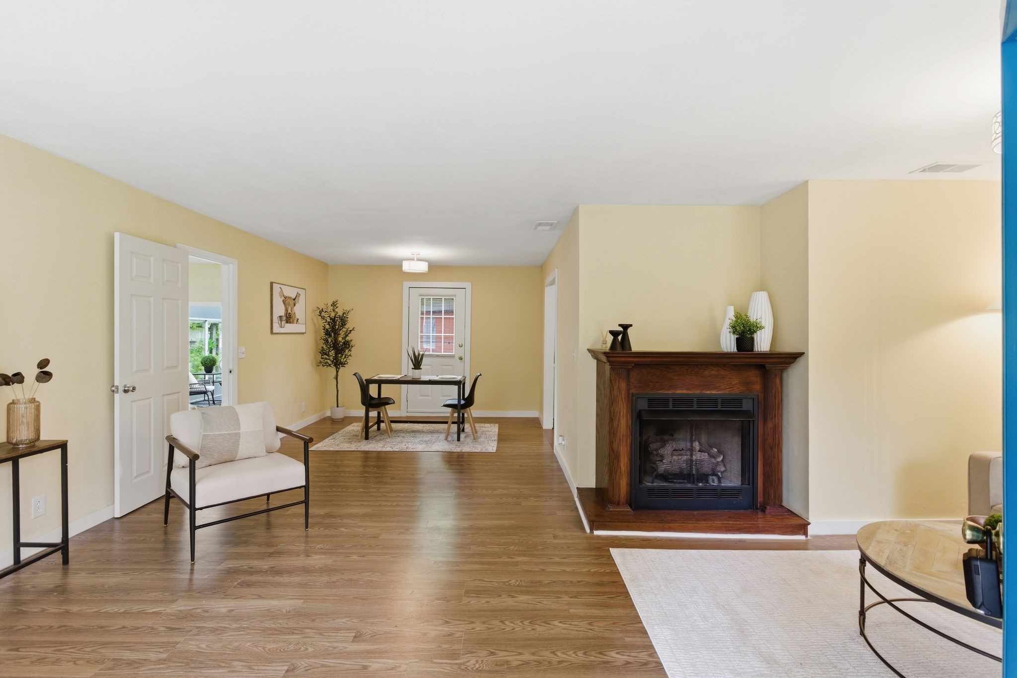 113 Mae Circle Dickson, TN 37055 - Photo 6 of 30 a living room with furniture and a fireplace