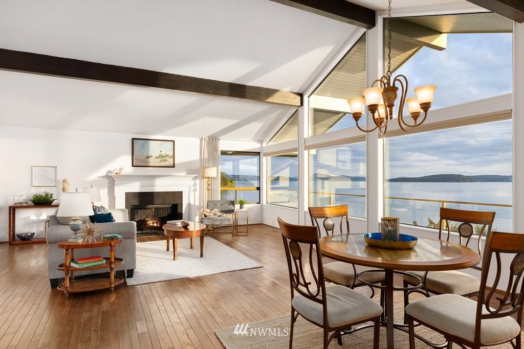 3082 Mount Baker Circle Oak Harbor, WA 98277 - Photo 14 of 40 a living room with fireplace furniture and a wooden floor