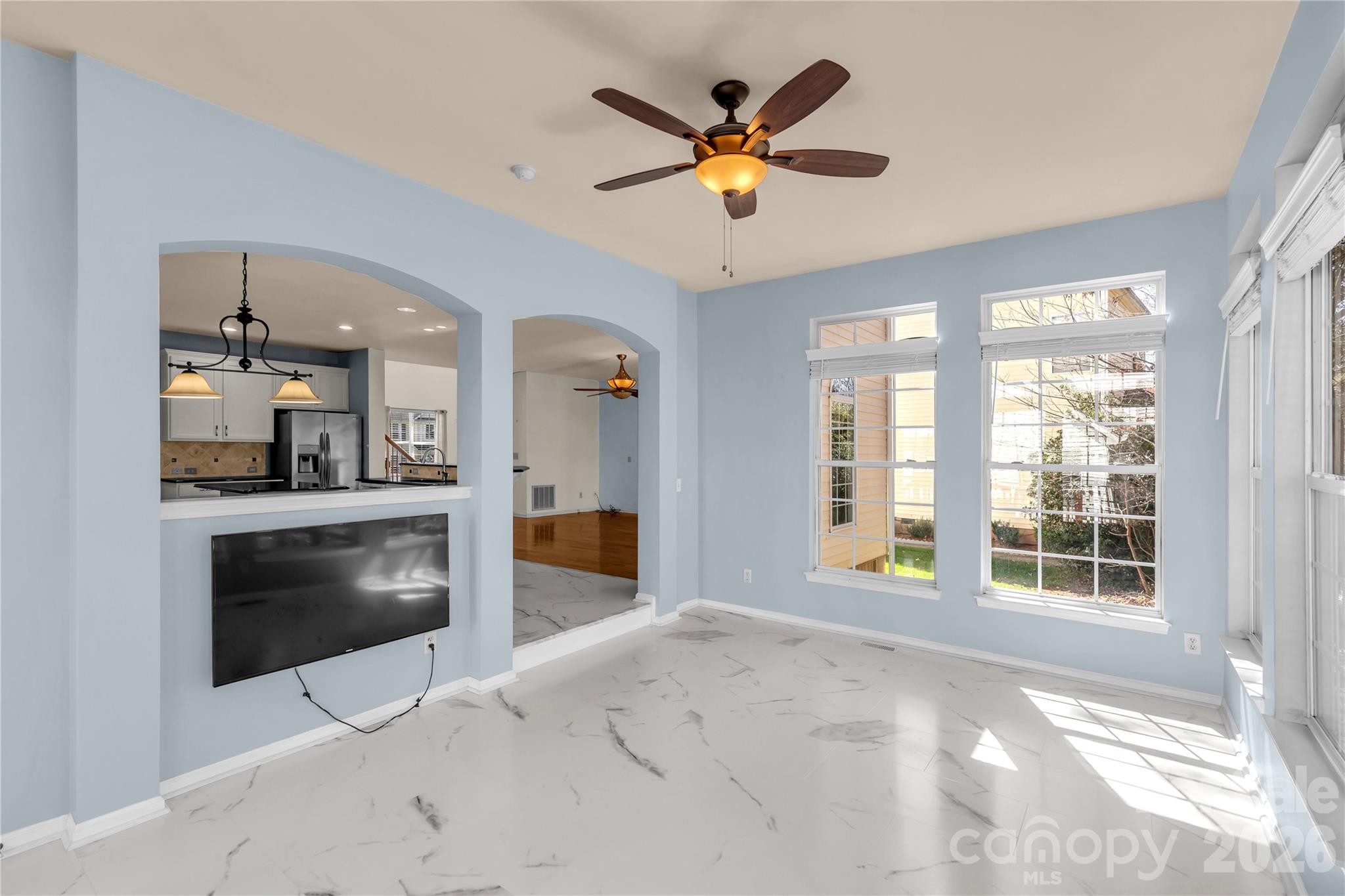 1644 Spandril Lane Fort Mill, SC 29708 - Photo 14 of 32 a view of a kitchen with a sink and a stove top oven