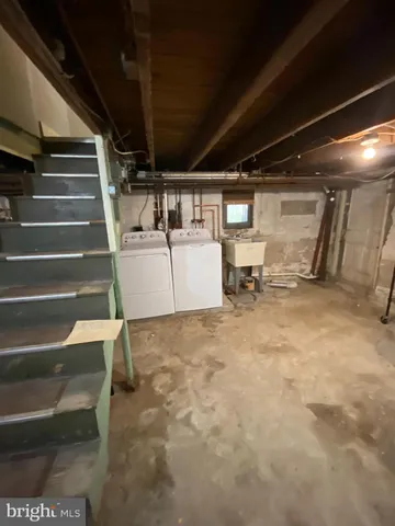 a view of storage and utility room