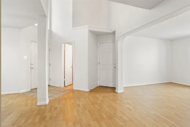 a view of an empty room