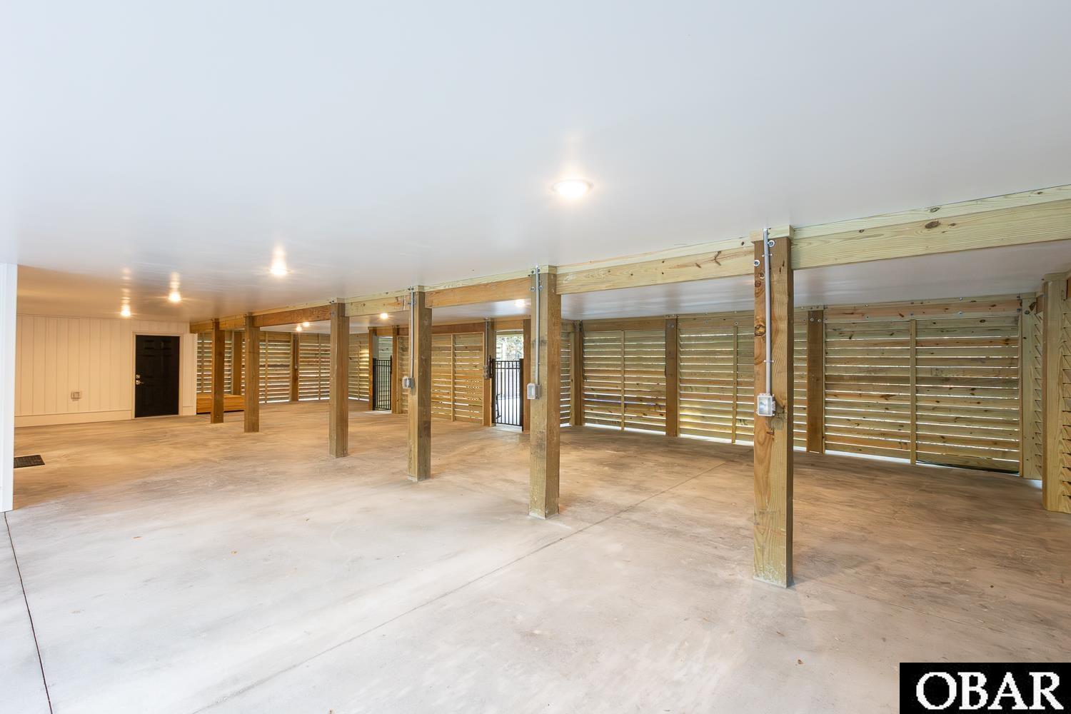 241 Duck Road Southern Shores, NC 27949 - Photo 42 of 50 Downstairs parking & enclosure