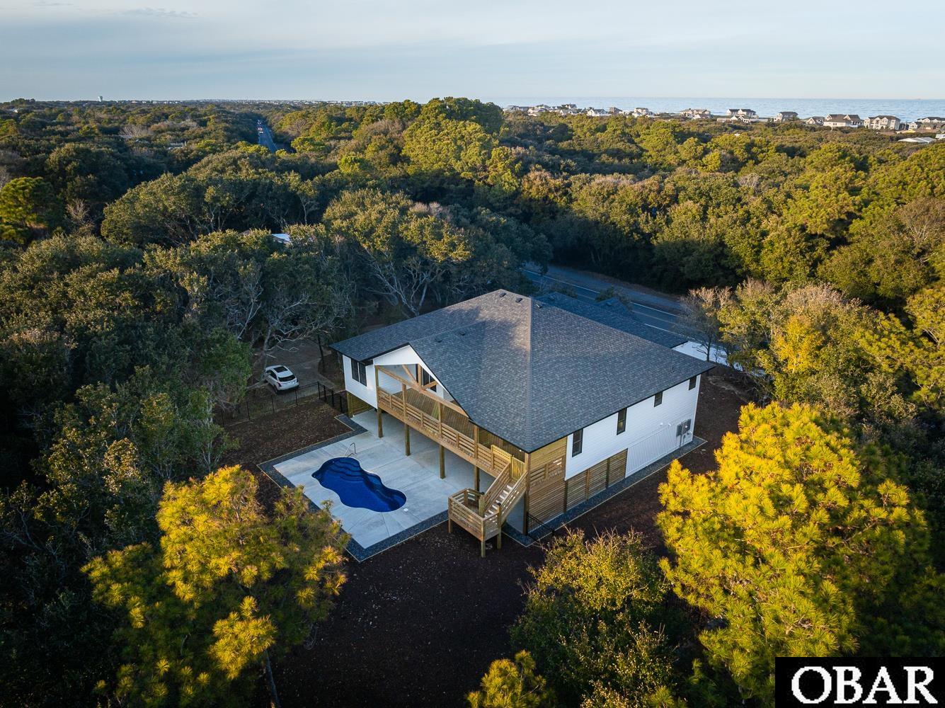 241 Duck Road Southern Shores, NC 27949 - Photo 45 of 50 Aerial Rear View