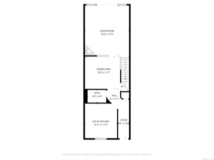 a picture of a bench in front of a wall