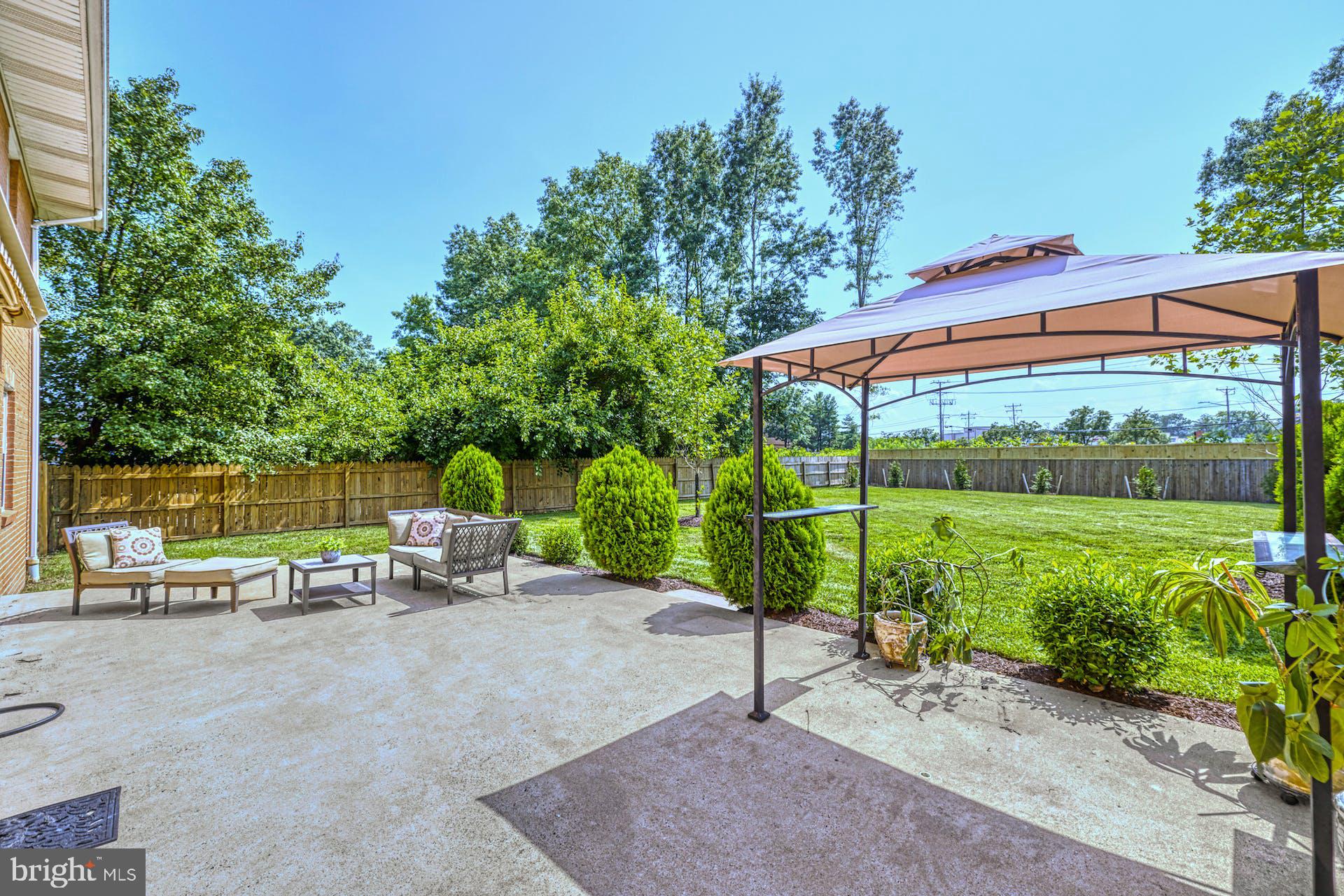 7716 Fordson Road Alexandria, VA 22306 - Photo 36 of 48 Patio, and fenced in backyard