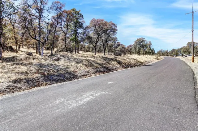 a view of road covered with snow