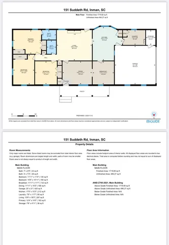 $905,000 | 151 Suddeth Road, Inman, SC 29349