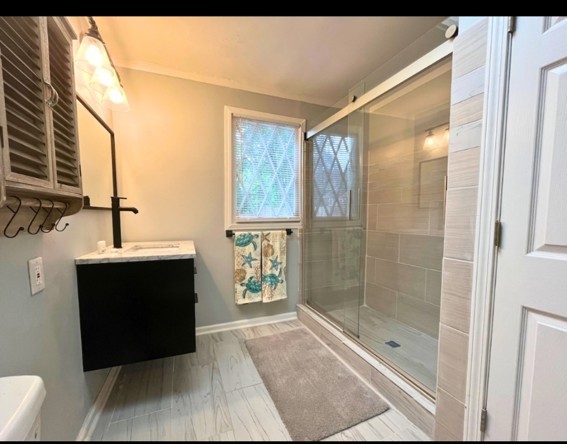 2524 Stinson Road Nashville, TN 37214 - Photo 20 of 23 a bathroom with a sink and a shower