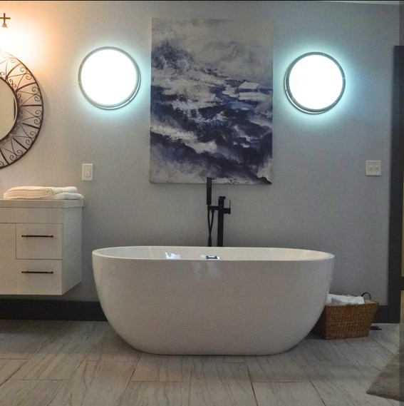 2524 Stinson Road Nashville, TN 37214 - Photo 10 of 23 a white bath tub sitting in a bathroom