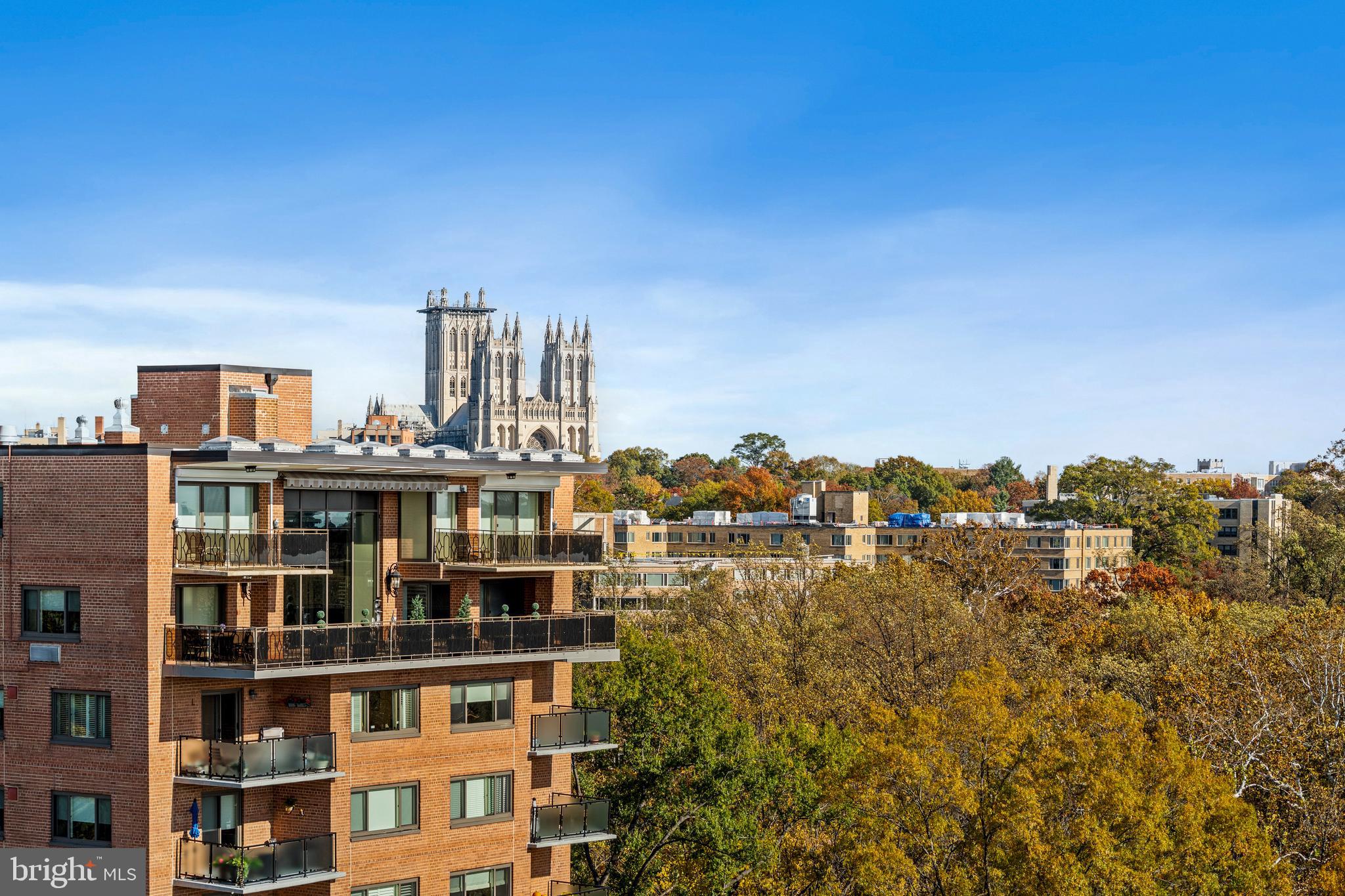 4201 Cathedral Avenue Northwest, Unit 1415W Washington, DC 20016 - Photo 25 of 36 a view of a city with tall buildings