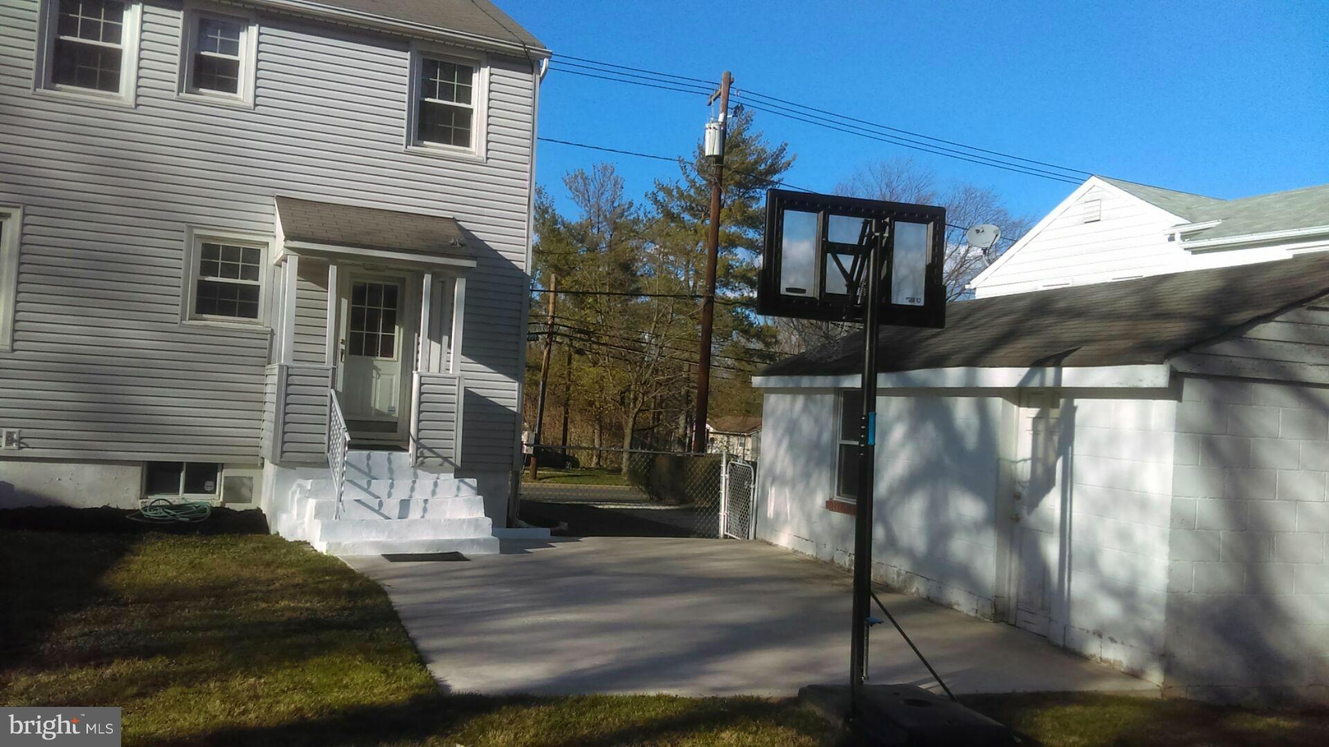 PATIO connecting garage and house