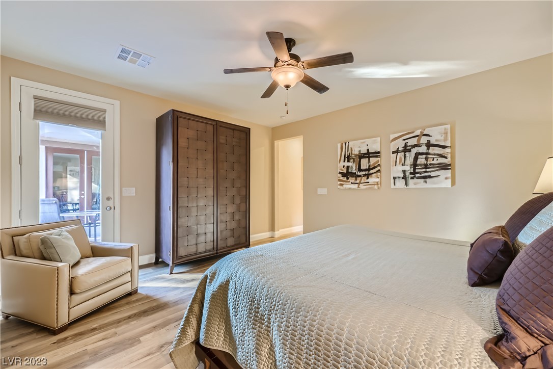 7421 Manse Ranch Avenue Las Vegas, NV 89179 - Photo 23 of 50 The master bedroom has direct access to the covere
