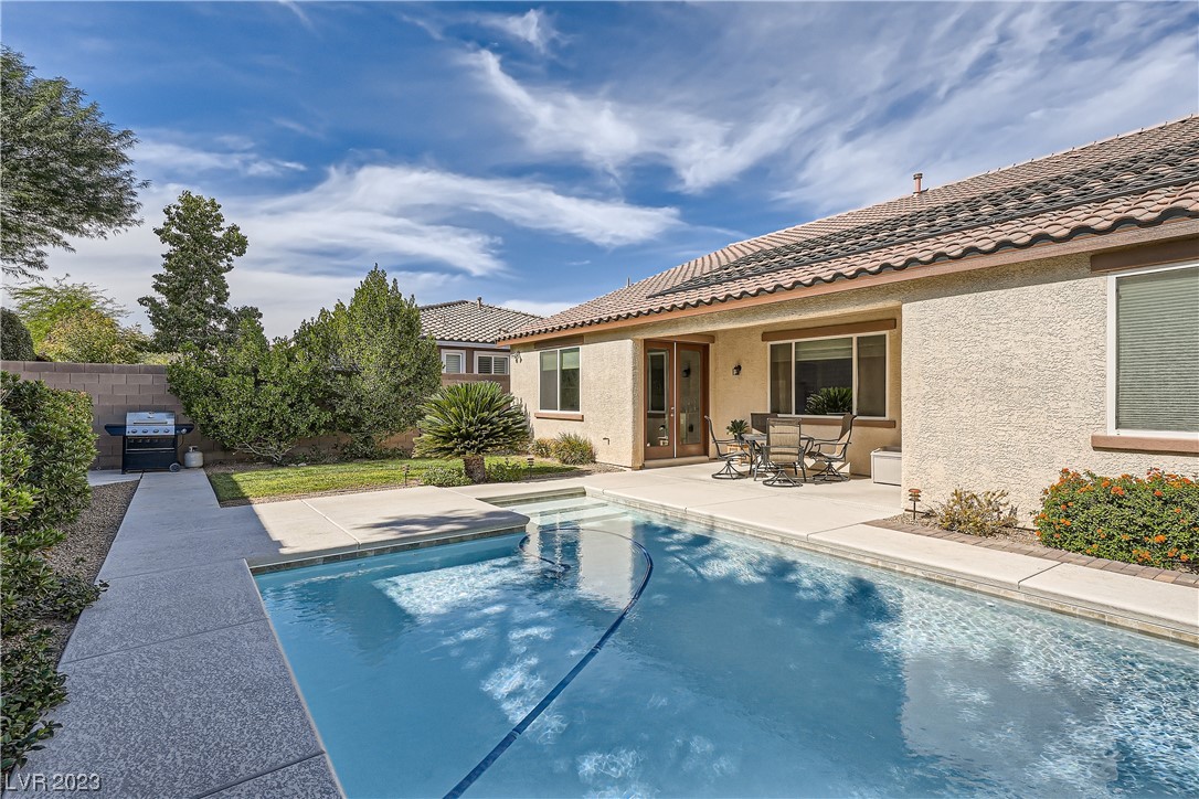 7421 Manse Ranch Avenue Las Vegas, NV 89179 - Photo 36 of 50 The pool is equipped to be used as a saltwater poo