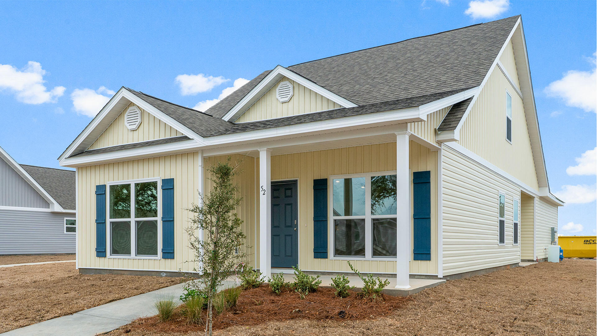 52 Elderberry Street Freeport, FL 32439 - Photo 28 of 36 a front view of a house with a yard