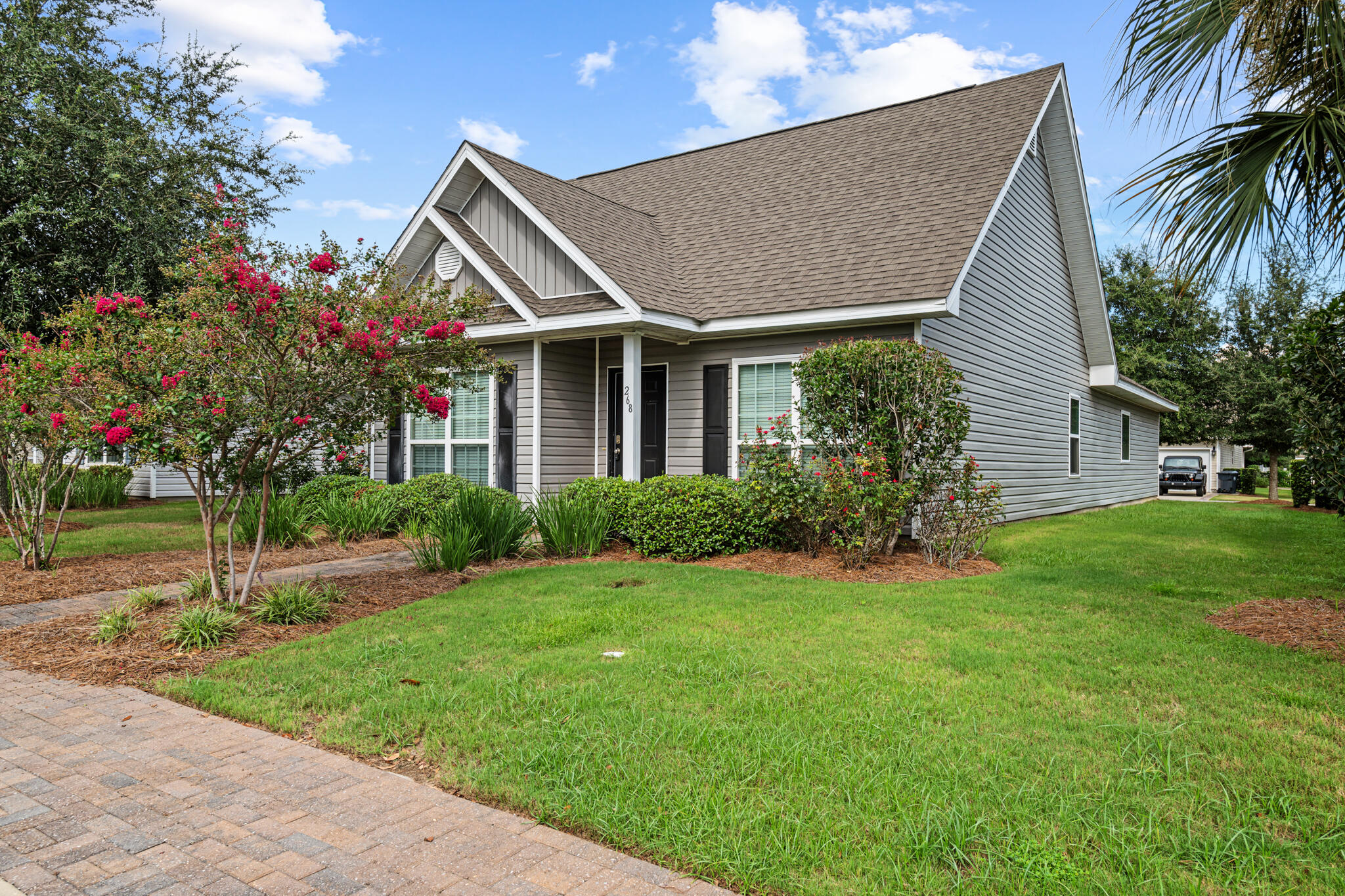 268 Cornelia Street Freeport, FL 32439 - Photo 2 of 41 a front view of house with yard and green space