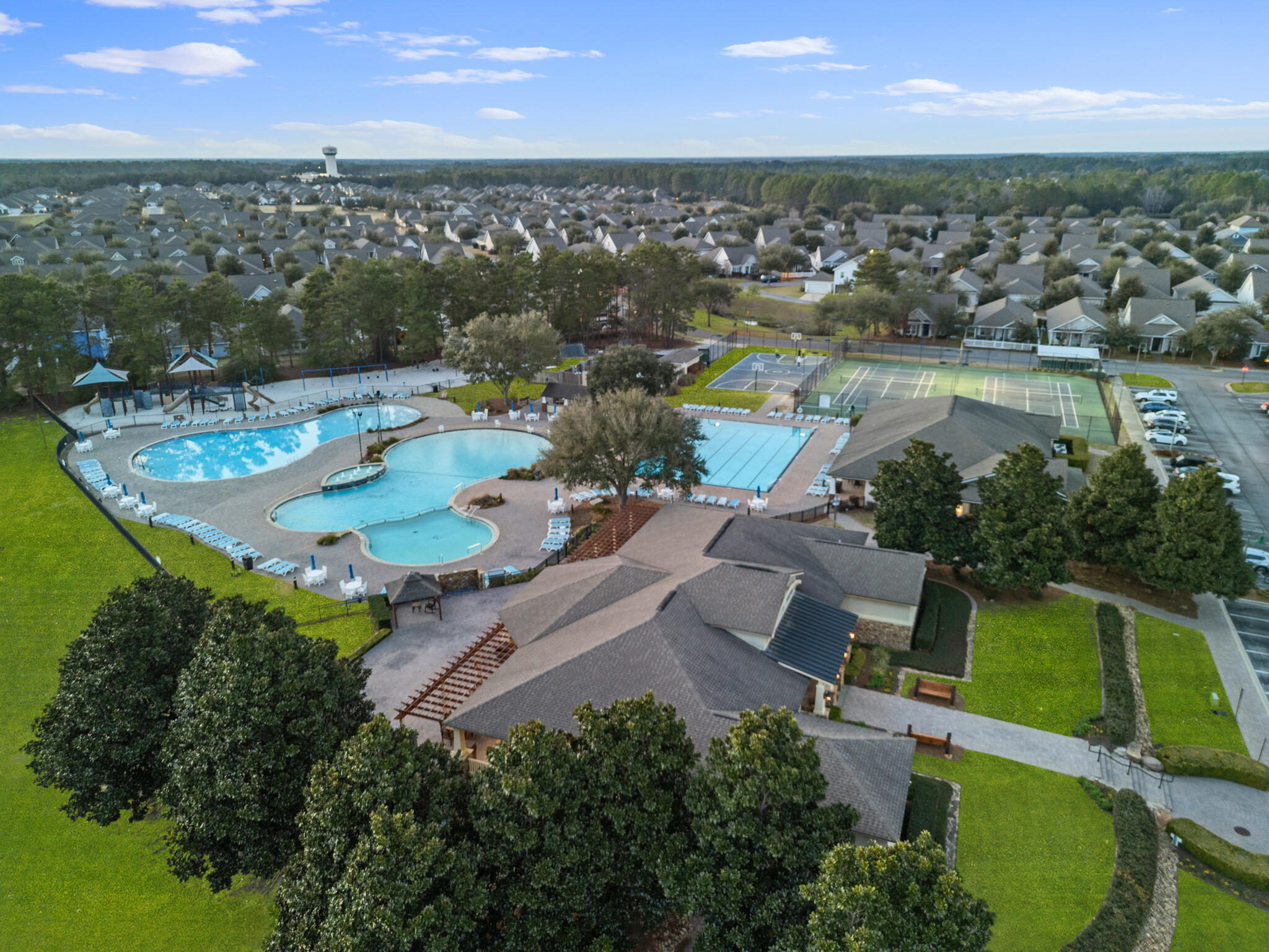 268 Cornelia Street Freeport, FL 32439 - Photo 41 of 41 an aerial view of a house with a lake view