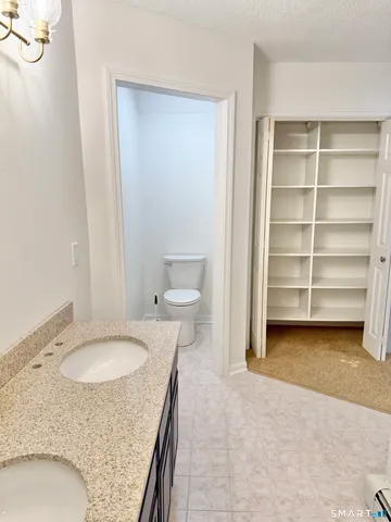 a bathroom with a sink a vanity and a mirror