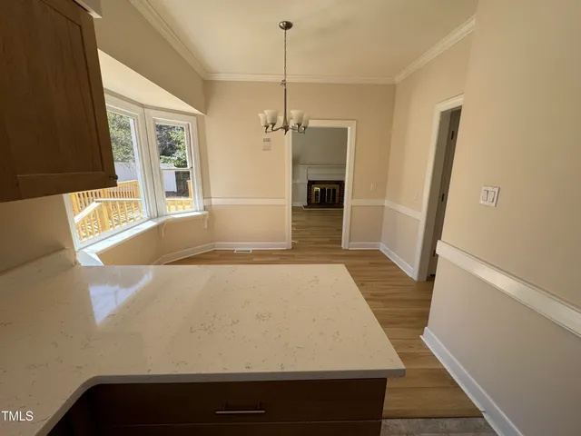 a view of a small space