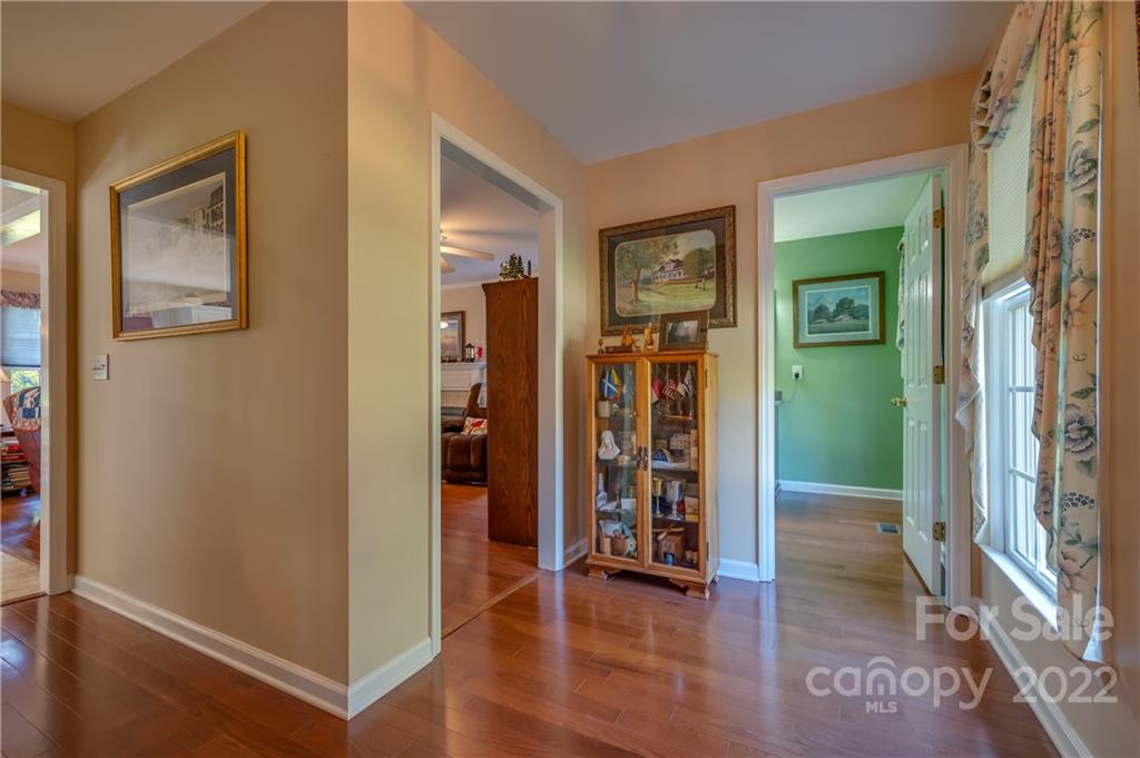 375 General Griffith Circle Rutherfordton, NC 28139 - Photo 13 of 36 a view of an entryway with wooden floor and door