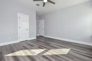wooden floor in an empty room
